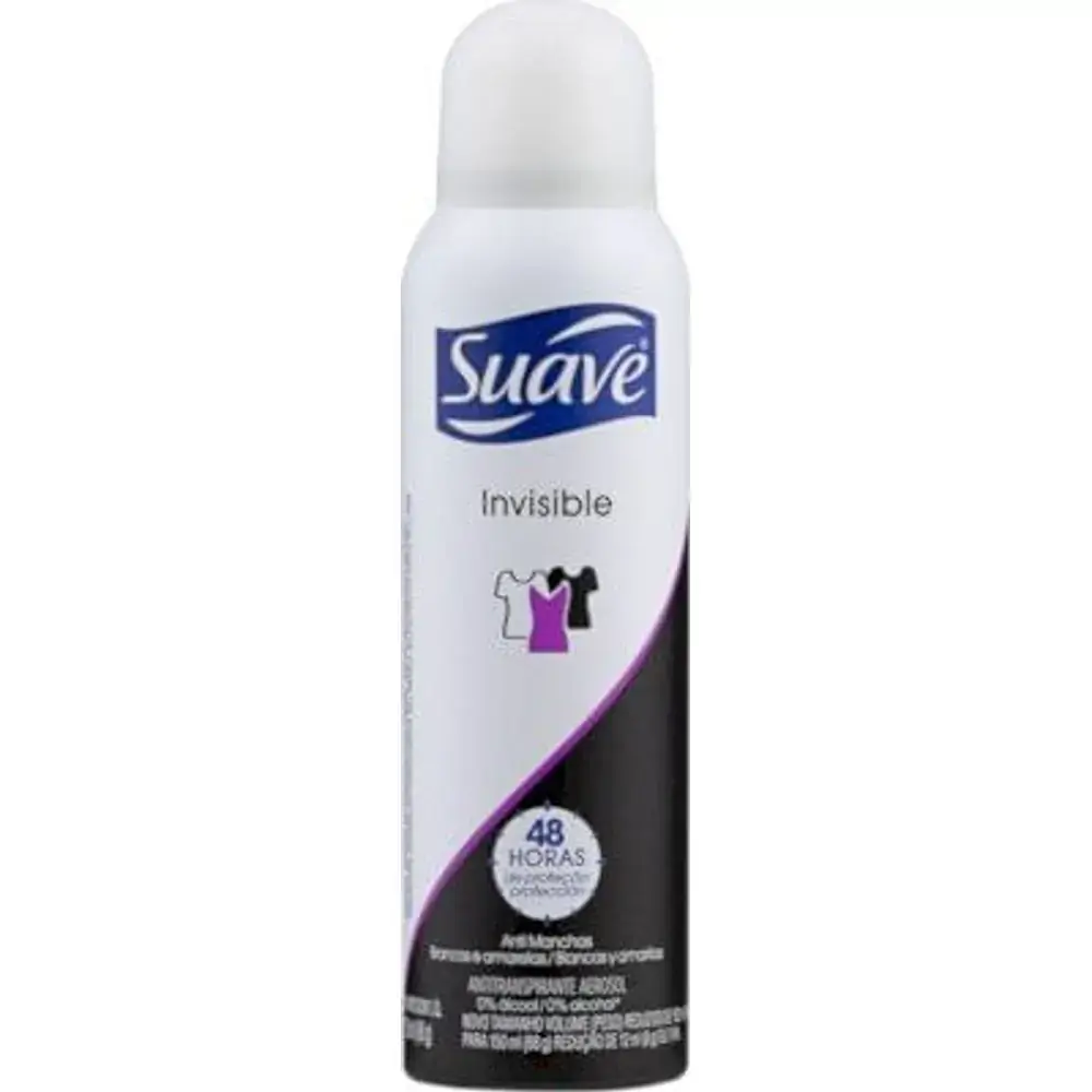 Antitranspirante Aerossol Invisível Suave 150ml