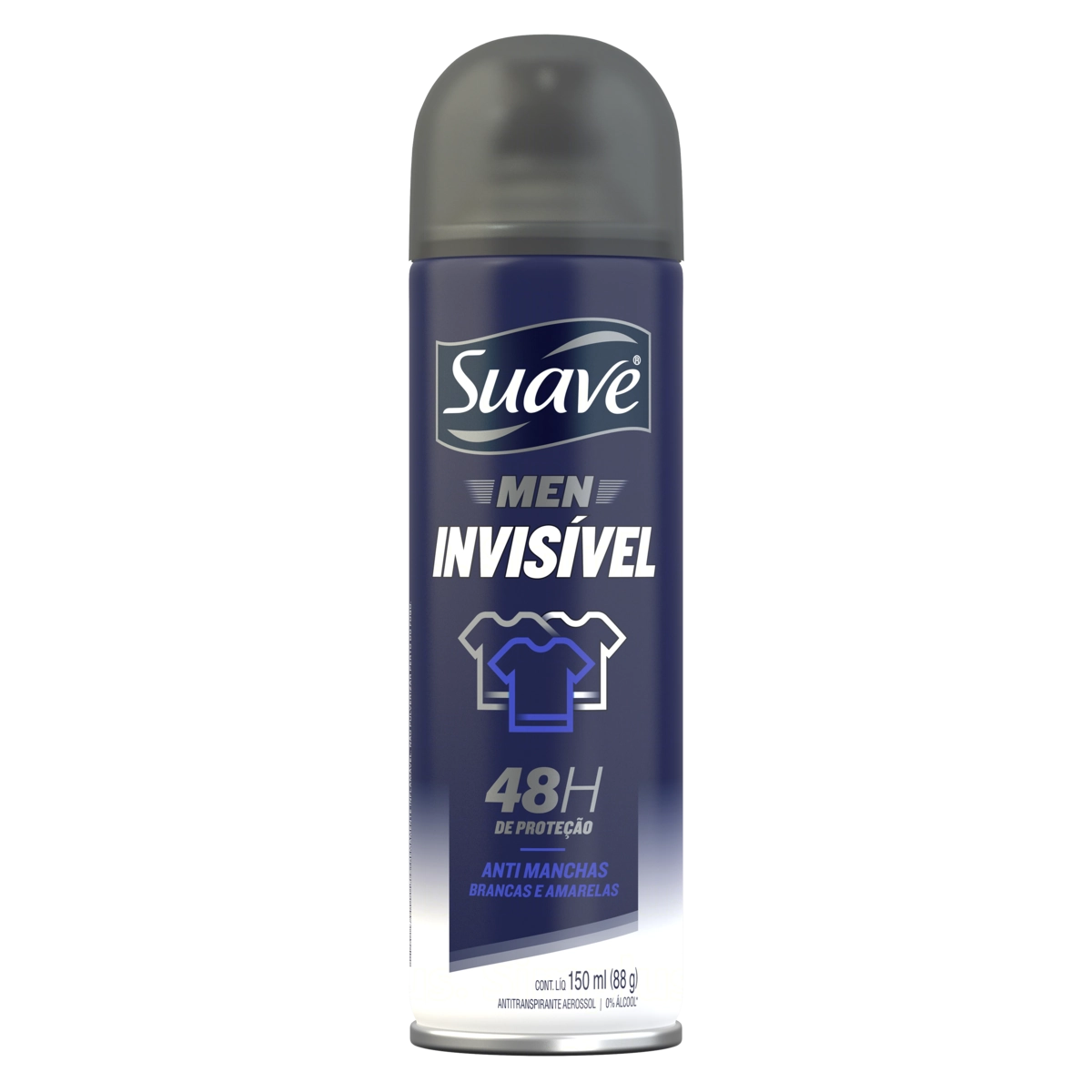 Antitranspirante Aerossol Invisível Suave Men 150ml