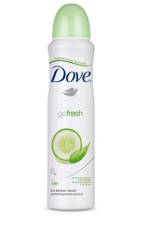 Desodorante Aerosol Go Fresh Pepino E Chá Verde 169ml Dove