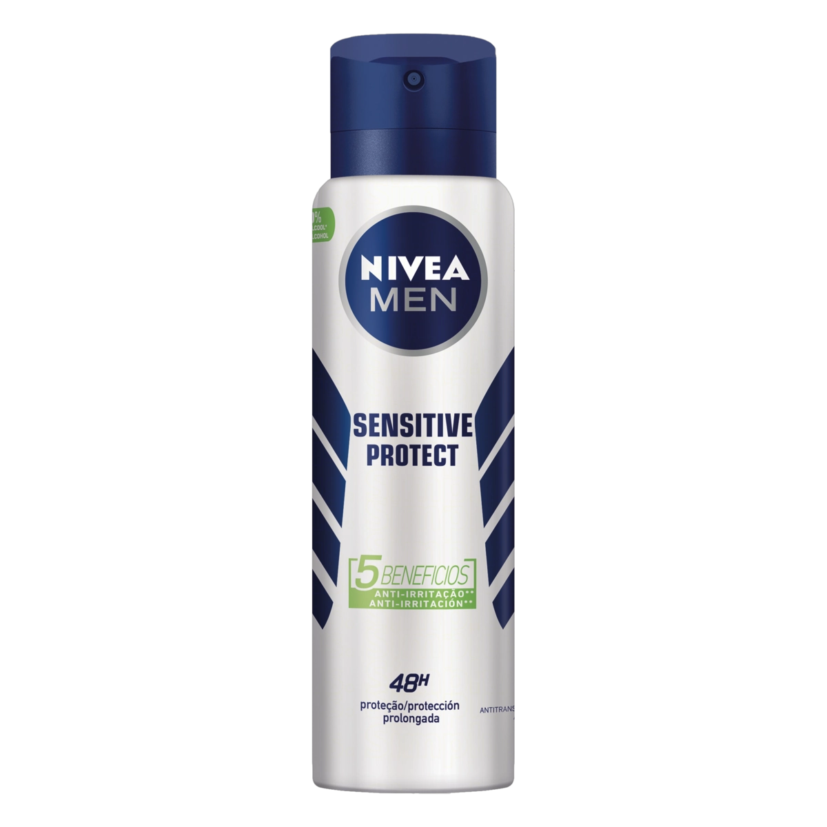 Antitranspirante Aerossol Sensitive Protect Nivea Men 150ml Spray