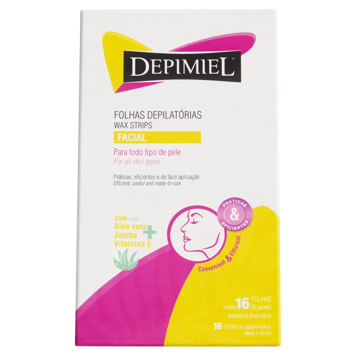 Folhas Para Depilação Facial Depimiel 16 Unidades