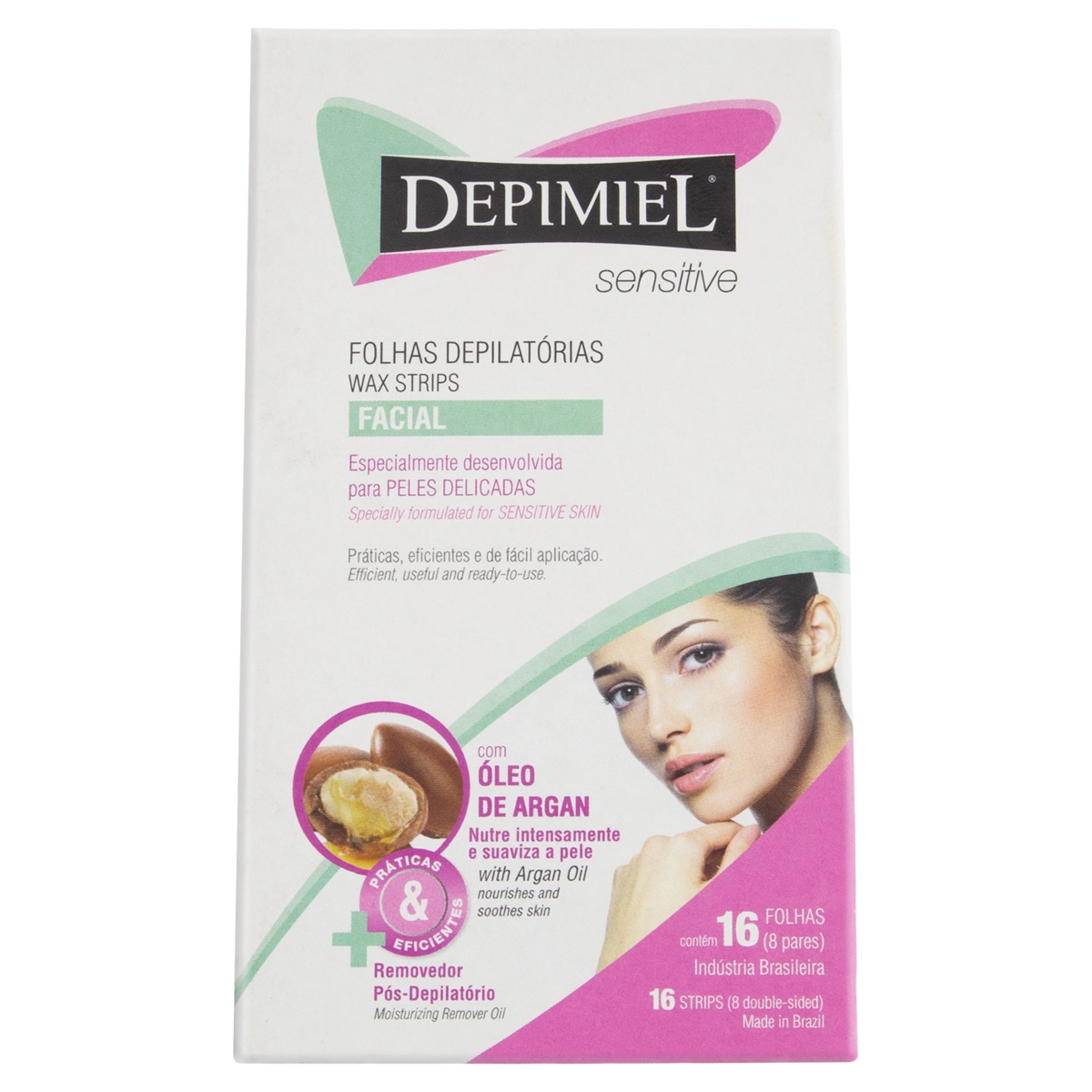 Folhas Para Depilação Facial Depimiel Sensitive 16 Unidades