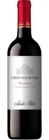 Vinho Chil Santa Rita Gran Hacienda Carmenere