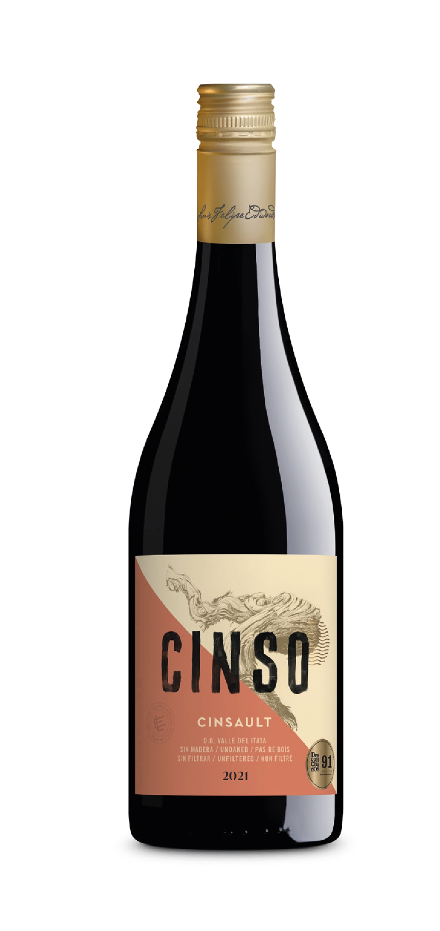 V.cinso Cinsault Tto Chile 750ml
