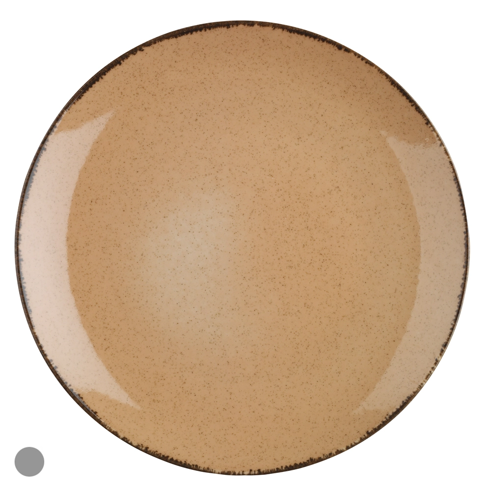 Prato Sobremesa Porcelana 21cm Color X Pessego 78120003 Dea