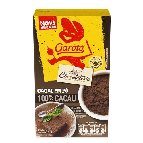 Cacau Pó Solúvel Garoto Chocolateria Caixa 200g