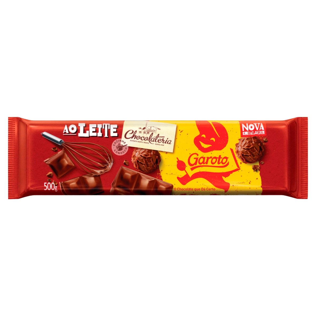 Chocolate Ao Leite Garoto Chocolateria Pacote 500g