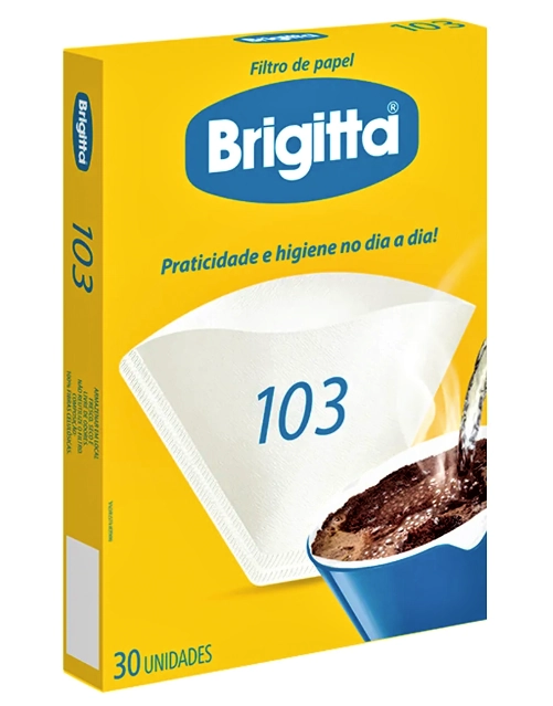 Filtro De Papel Brigitta 103 Caixa 30 Unidades