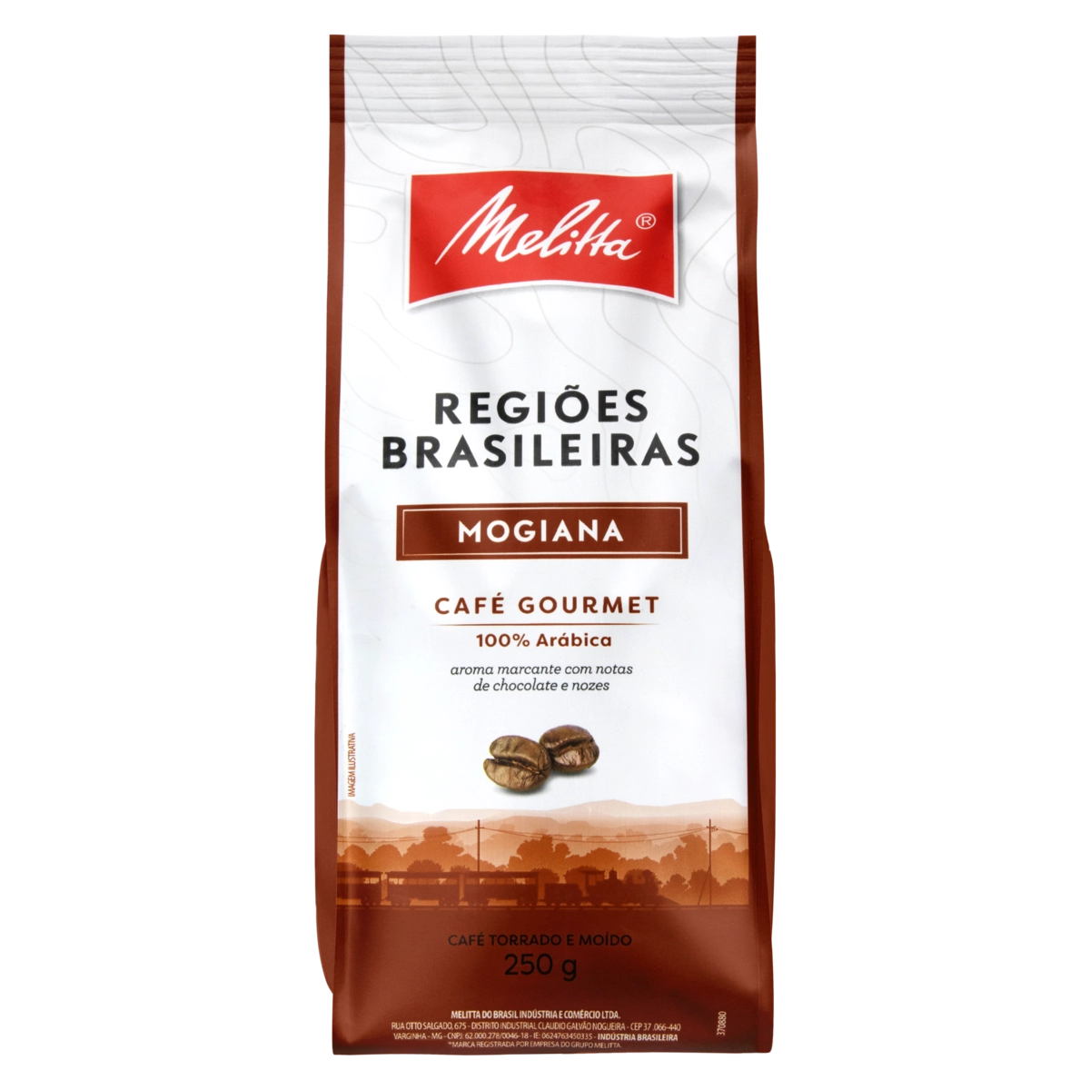 Café Torrado E Moído Mogiana Melitta Gourmet Regiões Brasileiras Pacote 250g
