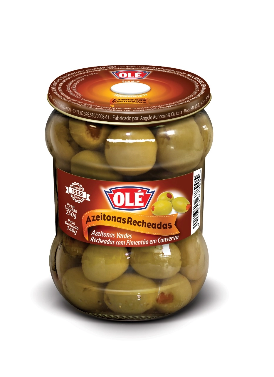 Azeitona Verde Ole Rech Pimentao Vd 140g
