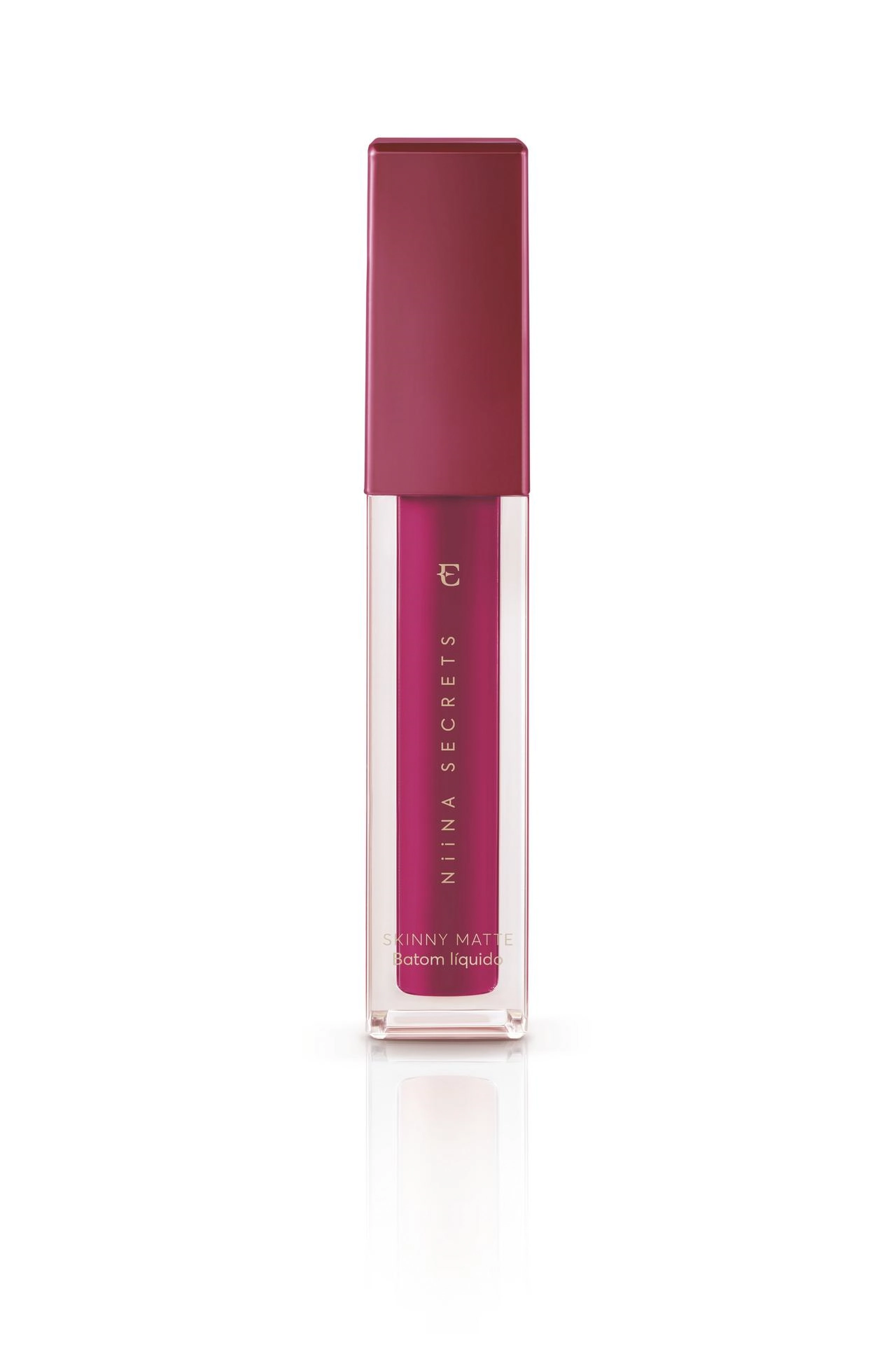 Batom Liquido Niina Secrets Skinny Matte Pink Peonia 5ml