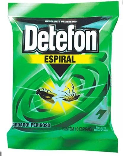 Repelente Espiral Detefon Pacote 10 Unidades