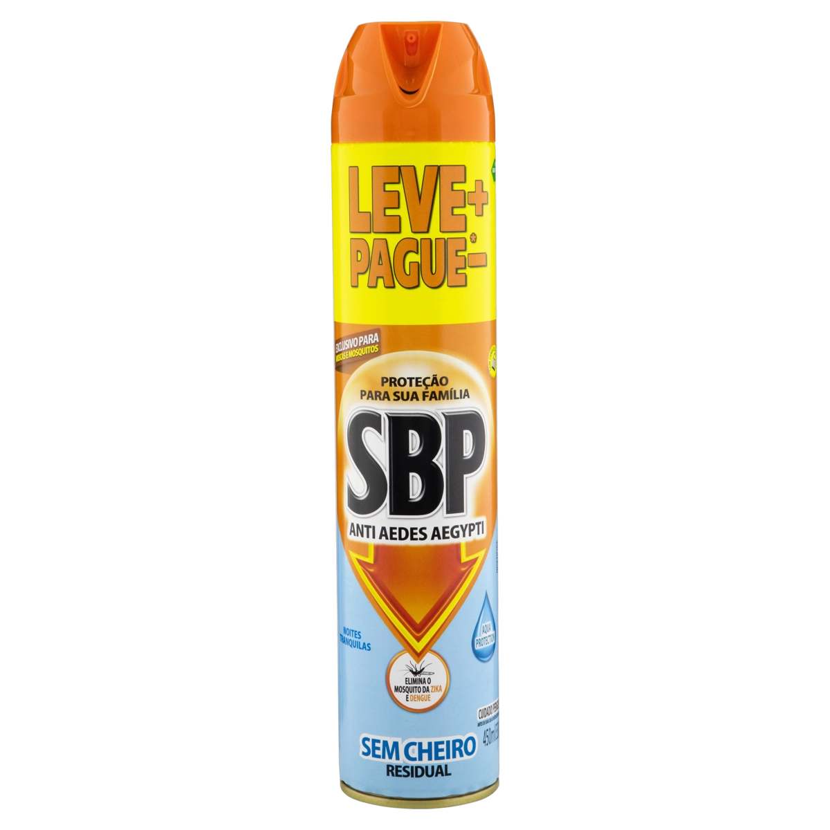 Inseticida Aerossol Anti Aedes Aegypti Sem Perfume Sbp Noites Tranquilas Frasco 450ml Spray Leve Mai