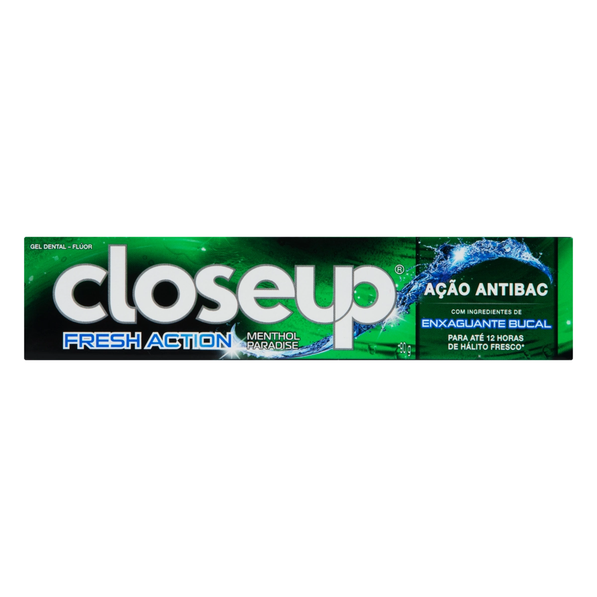 Gel Dental Menthol Paradise Closeup Proteção 360° Fresh Caixa 90g