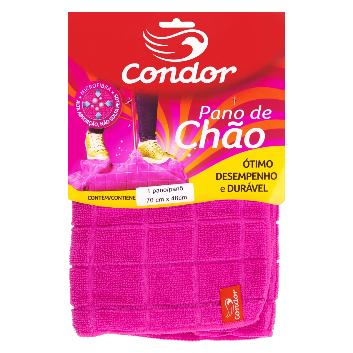 Pano De Chão Condor 70cm X 48cm