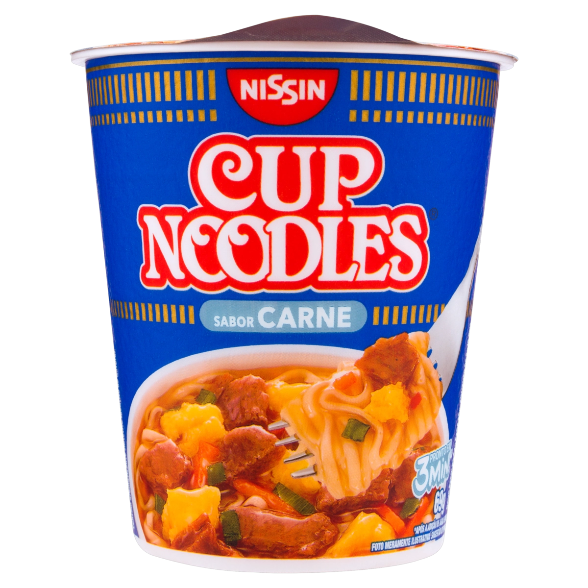 Macarrão Instantâneo Carne Cup Noodles Copo 69g