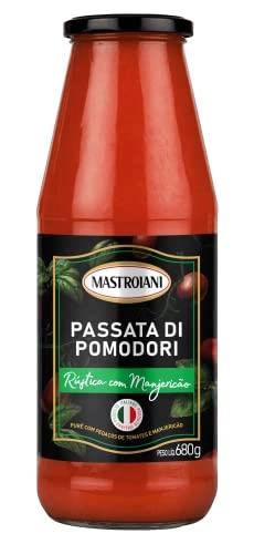 Passata Tom Mastroiani Rustica C/manjericao Vd 680g