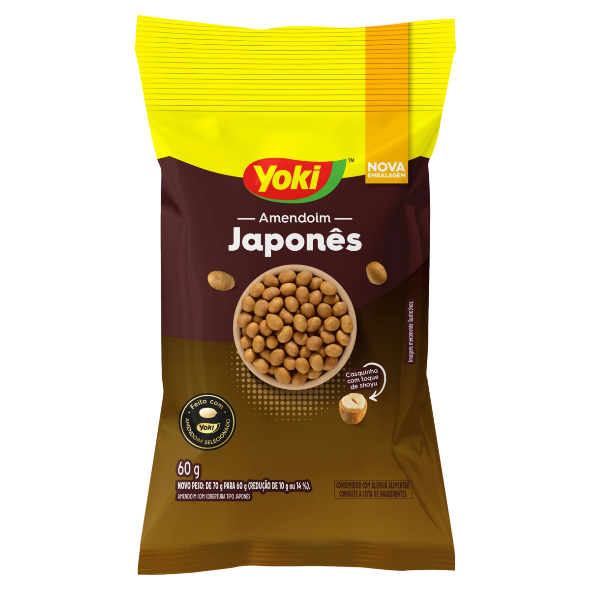 Amendoim Japones Yoki 60g