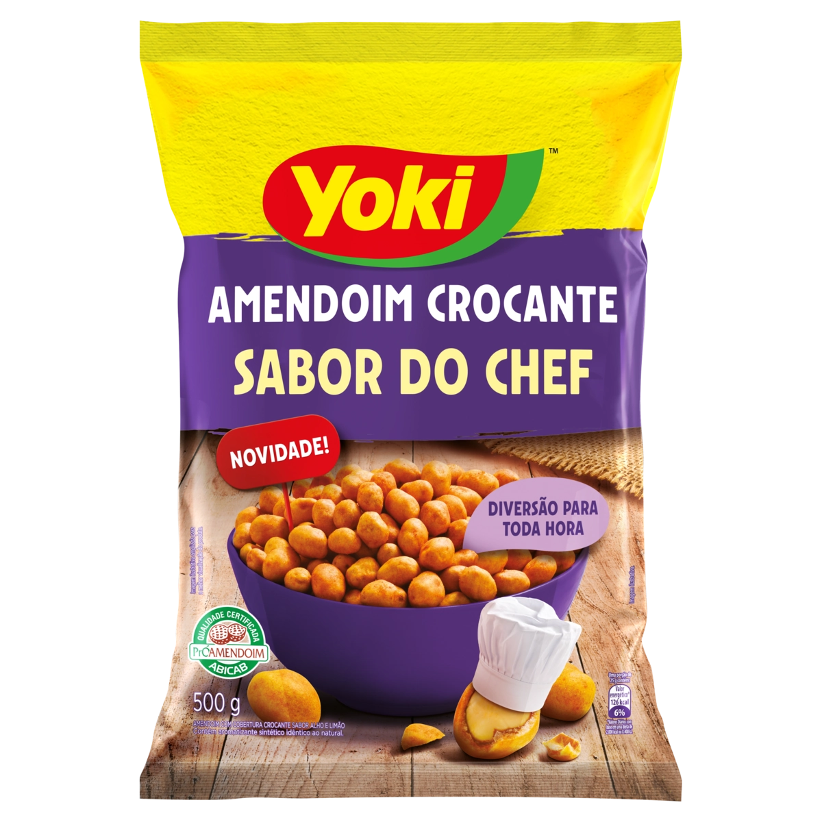 Amendoim Yoki 420g Crocante Sabor Do Chef