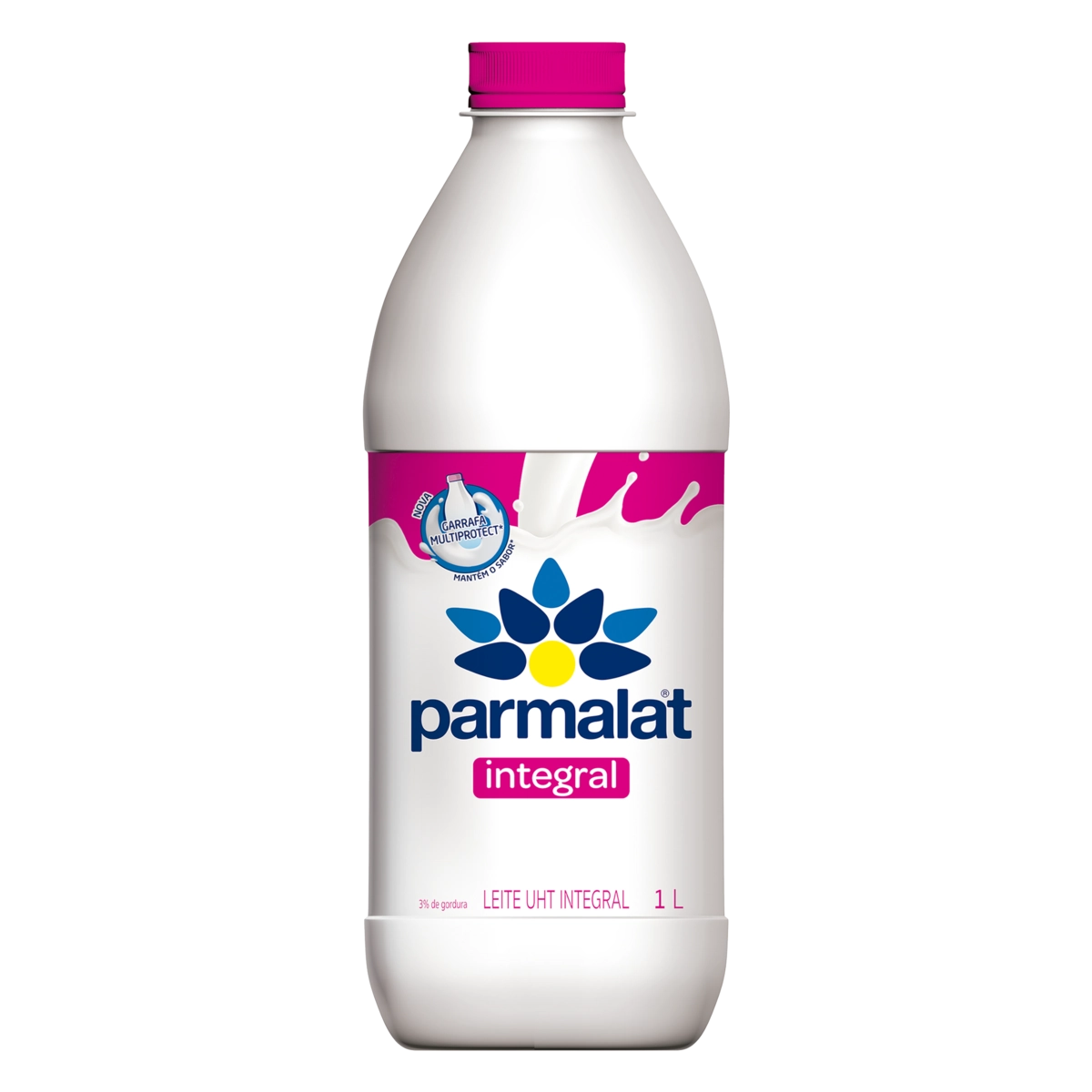 Leite Uht Integral Parmalat Garrafa 1l