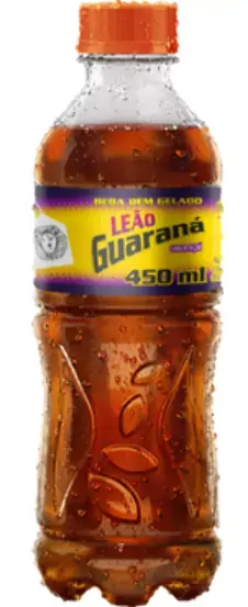 Refresco Adoçado Guaraná E Açaí Leão Garrafa 450ml