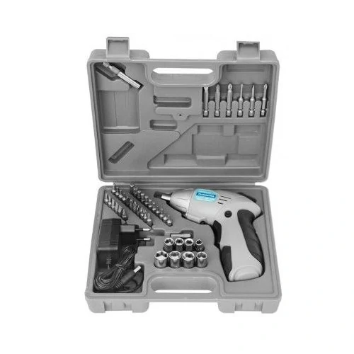 Parafusadeiraa Bateria 3,6V com 46 Peças e Maleta - TRAMONTINA GARIBALDI 42380045