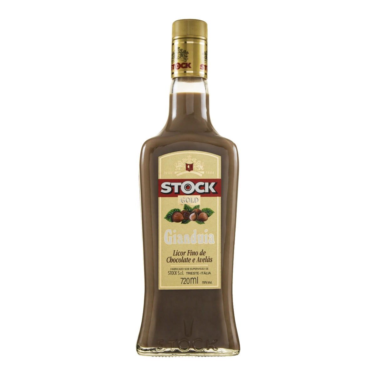 Licor Fino Gianduia Stock Gold Garrafa 720ml