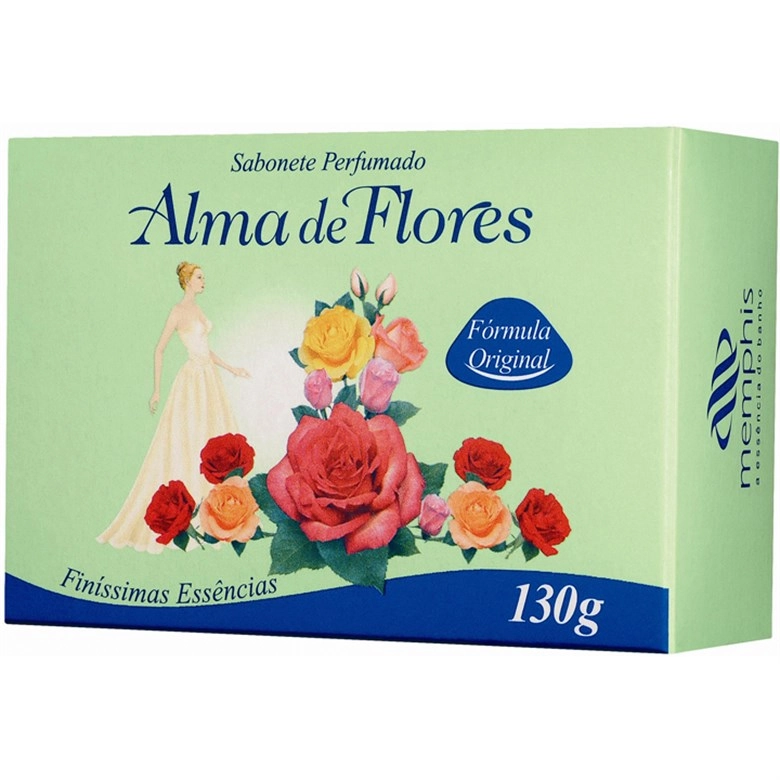 Sabonete Em Barra Perfumado Alma De Flores 130g Flores Essênciais Unit