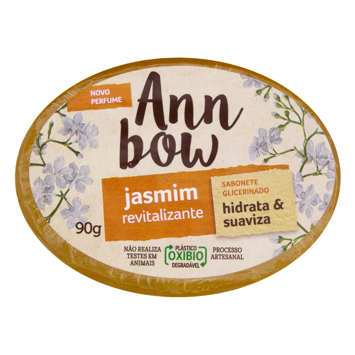 Sabonete Barra Glicerinado Jasmim Revitalizante Ann Bow 90g