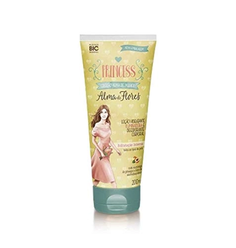 Loção Hidratante Iluminadora Alma De Flores Princess Frasco 200ml