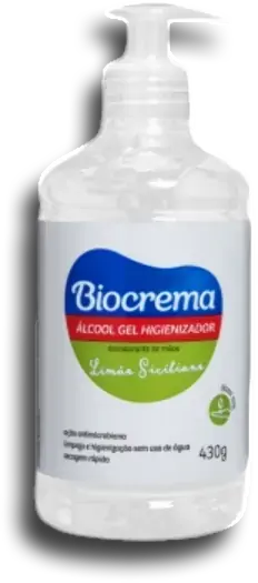 Gel Antisseptico P/maos Biocrema 420g Limao Siciliano
