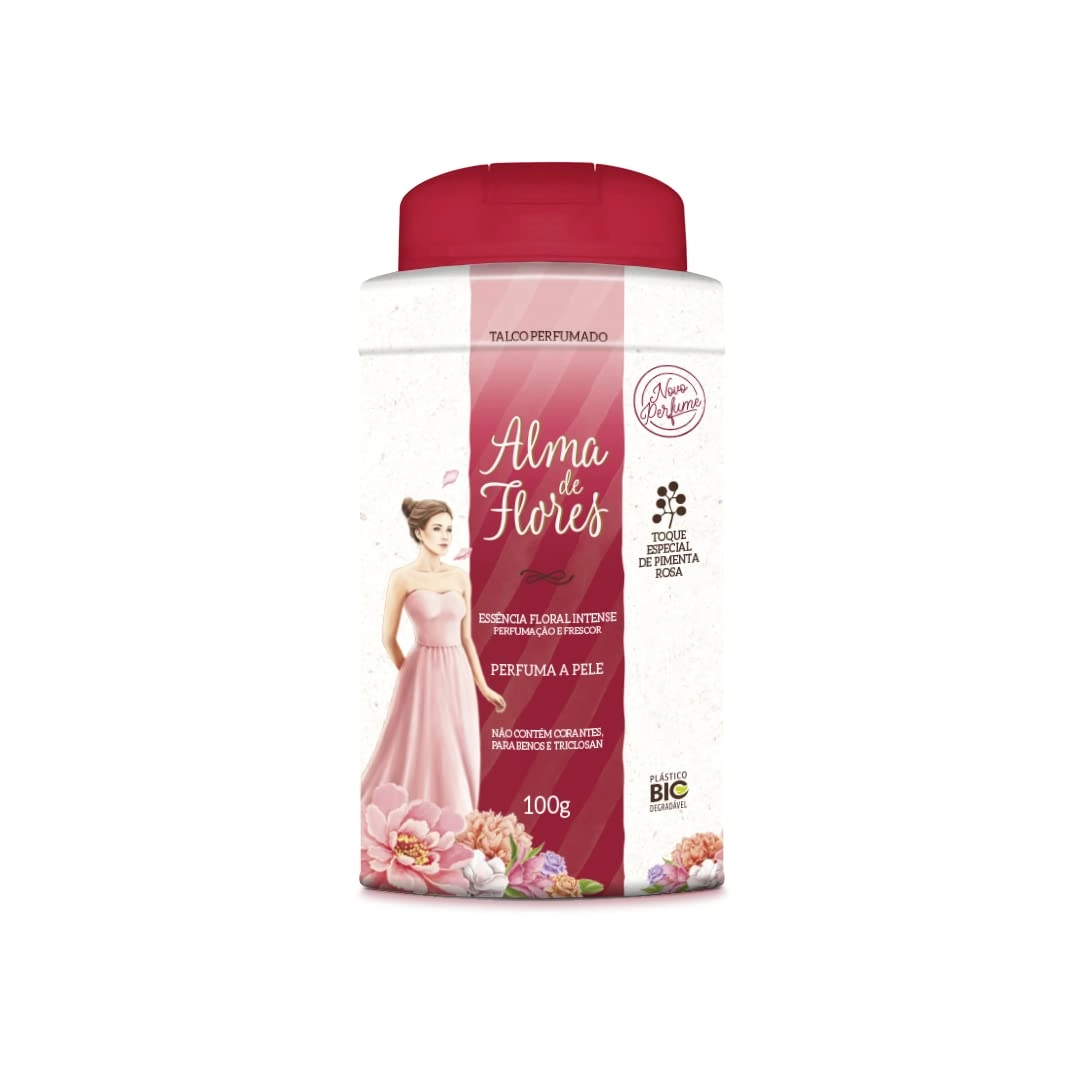 Talco Alma De Flores 100gr Intense