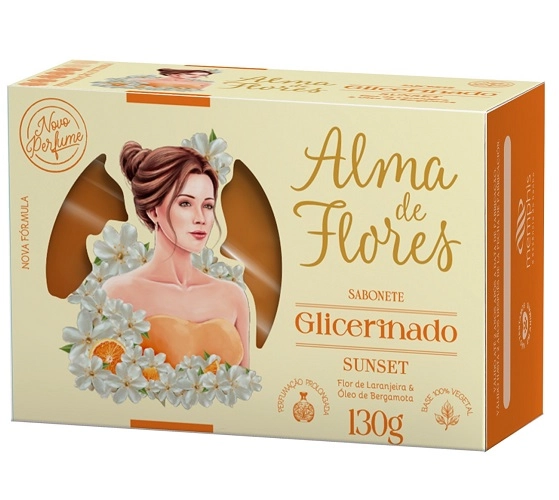 Sabonete Alma De Flores 130g Sunset
