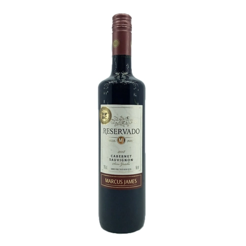 Vinho Brasileiro Tinto Meio Seco Marcus James Cabernet Sauvignon Serra Gaúcha Garrafa 750ml