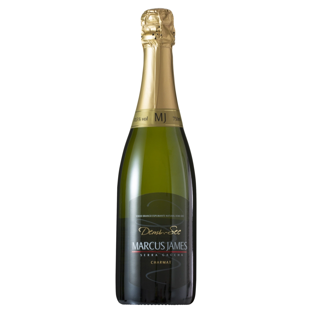 Espumante Brasileiro Branco Demi Sec Marcus James Serra Gaúcha Garrafa 750ml