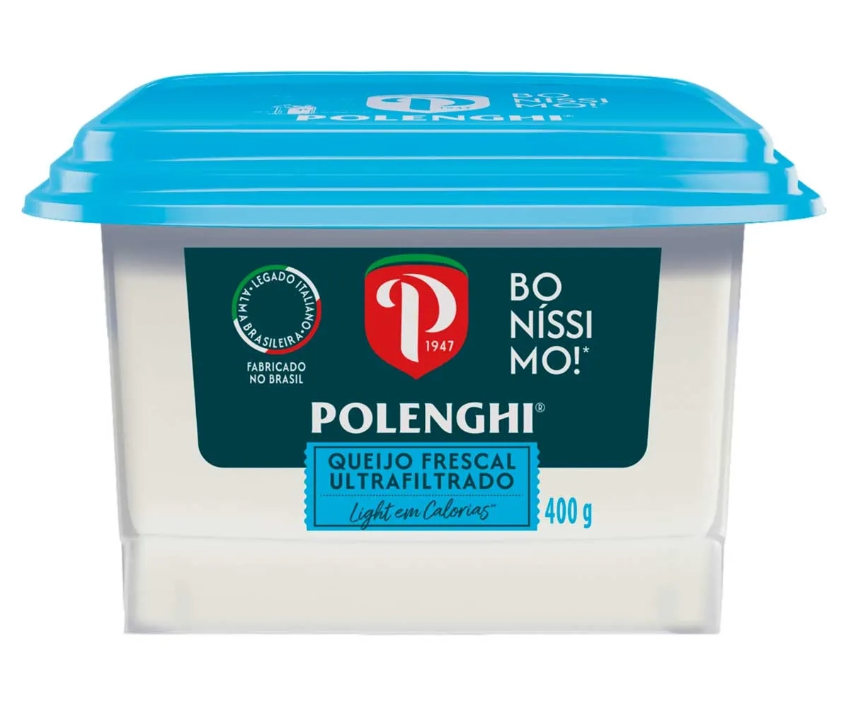 Queijo Frescal Ultrafiltrado Light Polenghi Pote 400g