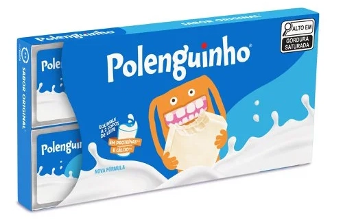 Queijo Processado Uht Original Polenguinho 136g 8 Unidades