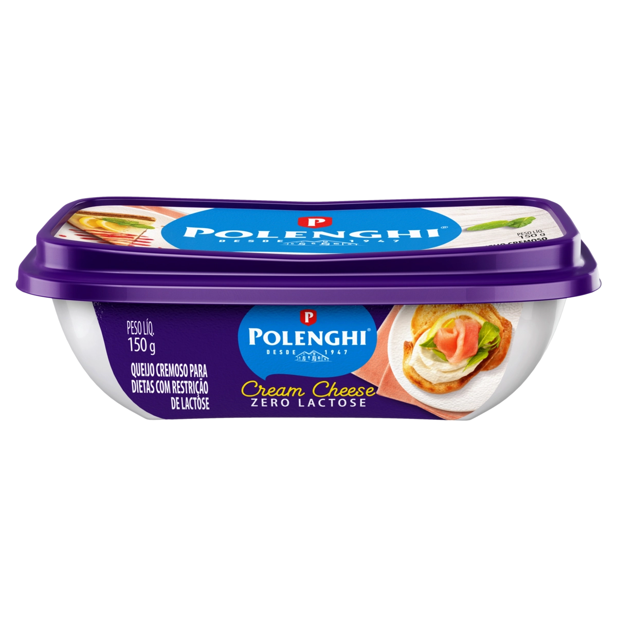 Cream Cheese Zero Lactose Polenghi Pote 150g