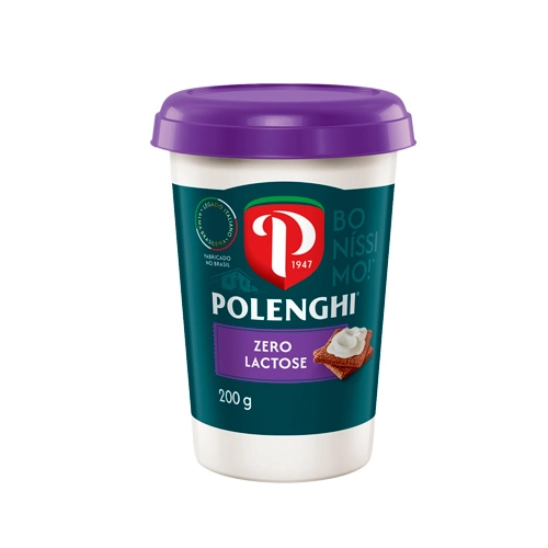 Requeijão Cremoso Zero Lactose Polenghi Copo 200g
