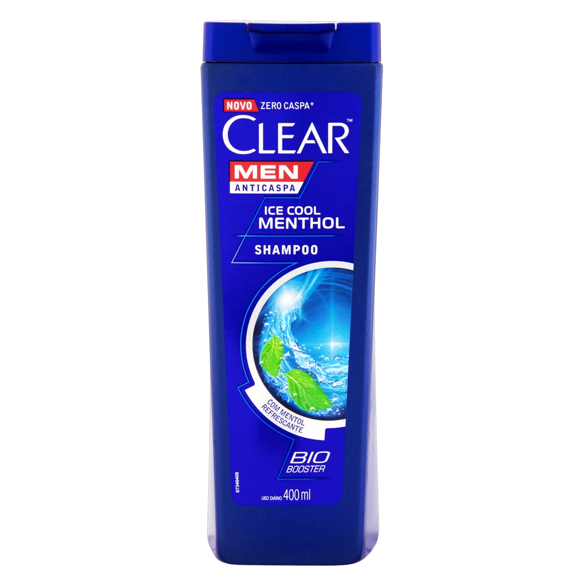 Shampoo Anticaspa Ice Cool Menthol Clear Men Frasco 400ml