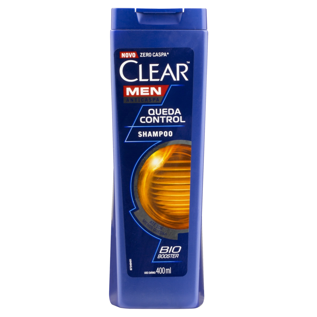 Shampoo Anticaspa Clear Men Queda Control Frasco 400ml