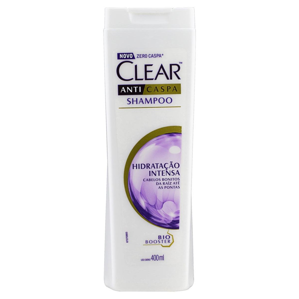Shampoo Anticaspa Clear Hidratação Intensa Frasco 400ml
