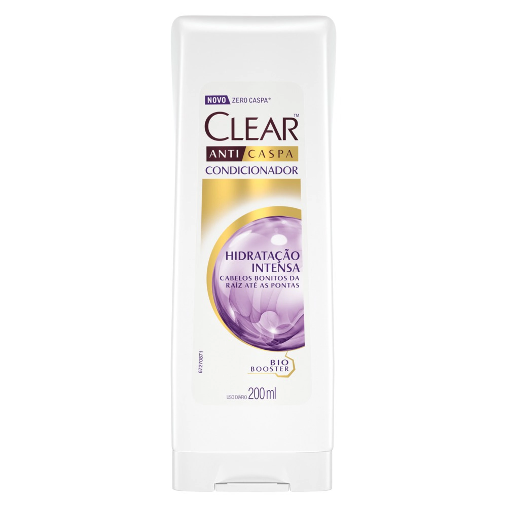 Condicionador Anticaspa Clear Women Hidratação Intensa Frasco 200ml