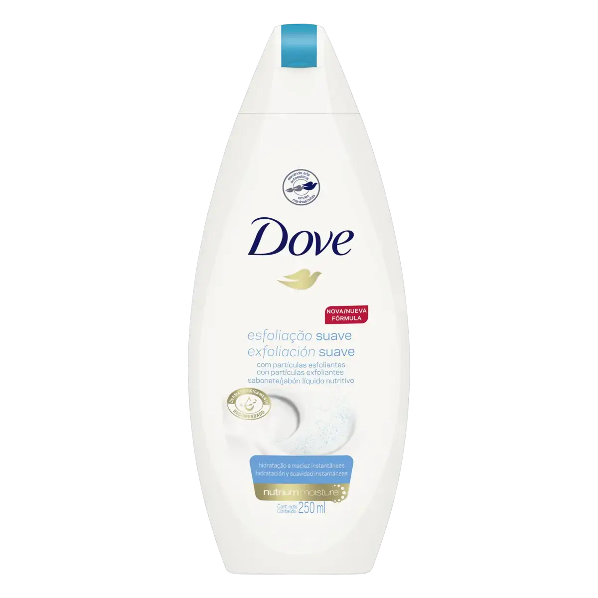 Sabonete Líquido Dove Esfoliação Suave 250ml