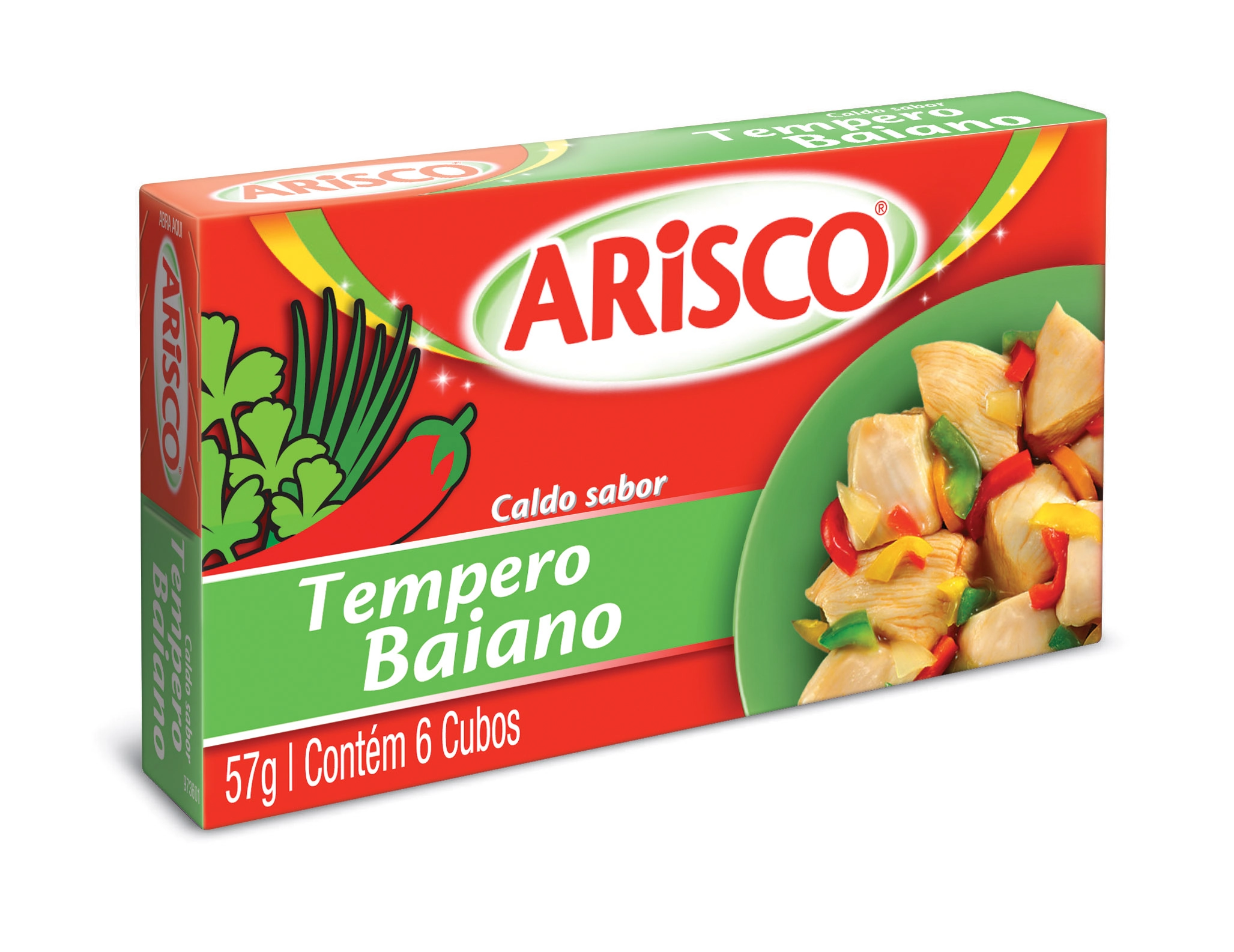 Caldo Arisco Tempero Baiano 6 Cubos 57g