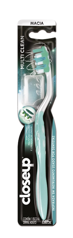 Escova De Dentes Close Up Diamond Attraction Multi Clean Macia