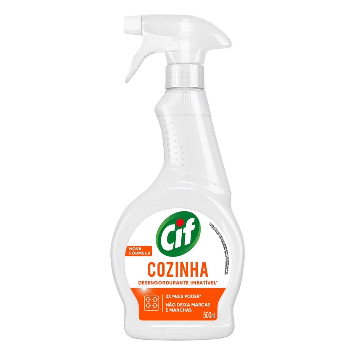 Limpador Desengordurante Cozinha Cif Frasco 500ml Borrifador