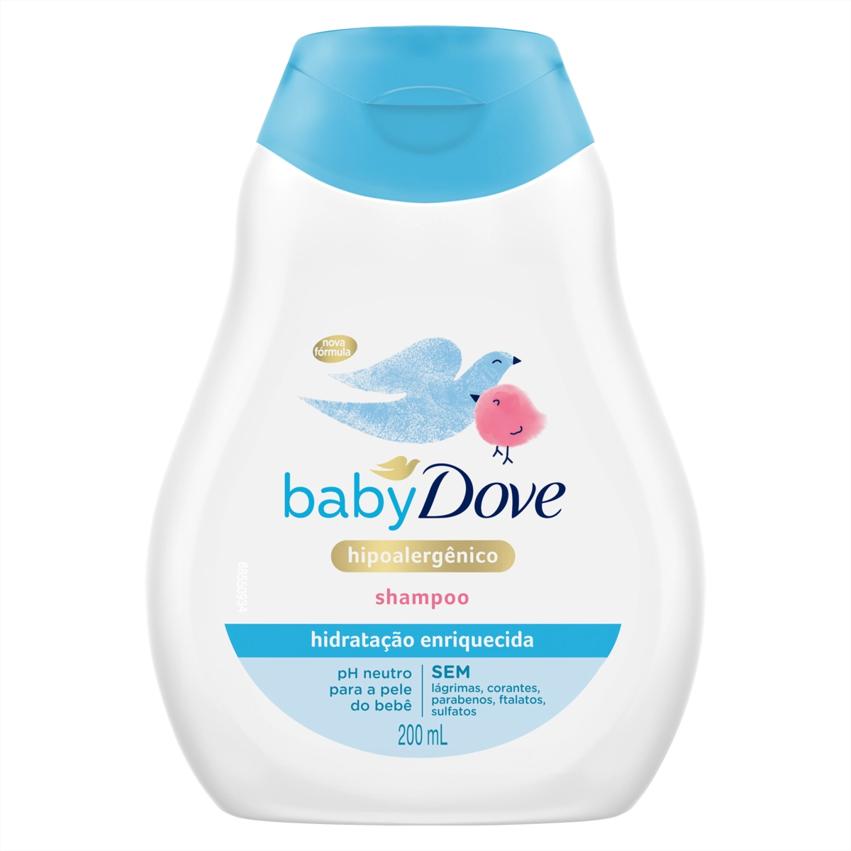 Shampoo Hidratação Enriquecida Dove Baby Frasco 200ml