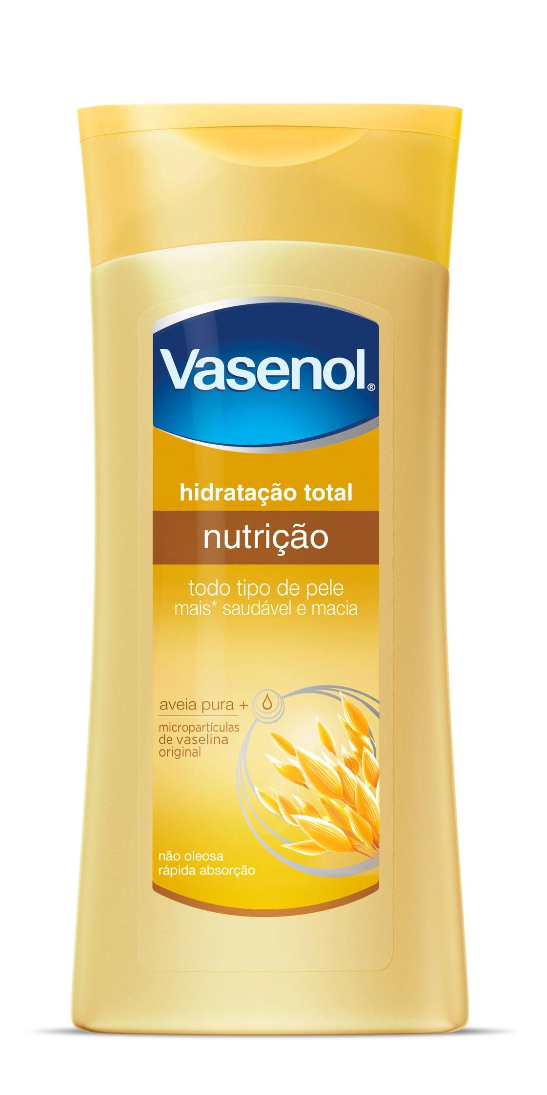 Loção Desodorante Hidratação Total Nutrição Aveia Pura Vasenol Frasco 200ml