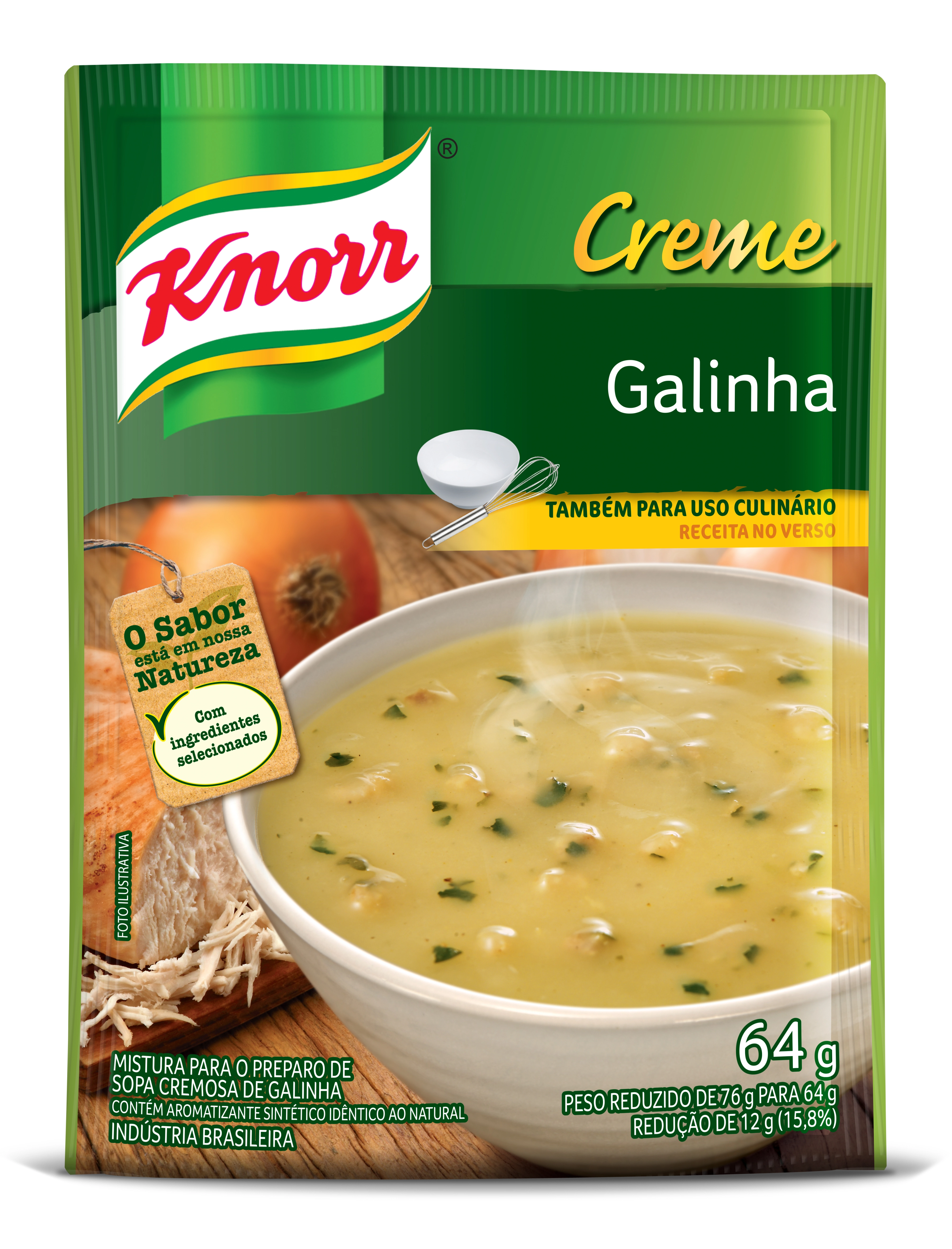 Creme Galinha Knorr Pacote 64g